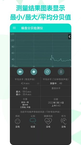 手機(jī)噪音分貝檢測(cè)儀 v2.3.48 安卓版 0