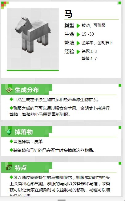 網(wǎng)易我的世界生物圖鑒