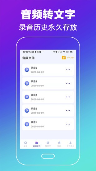錄音轉(zhuǎn)文字錄音王app