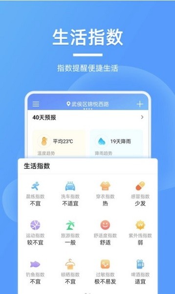精美天氣預報軟件 v2.1.1 安卓版 0