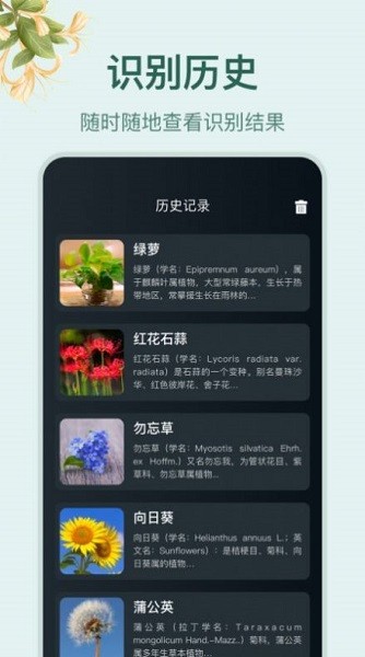 花草百科識別軟件 v1.1 安卓版 0