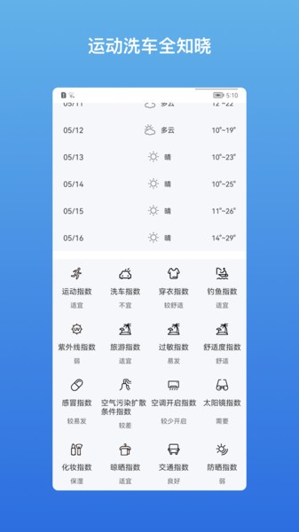 和美快天氣手機(jī)版 v22.05.24.0 安卓版 1