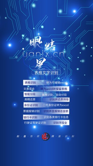 眼精星表格文字識別 v3.5.0 安卓版 0