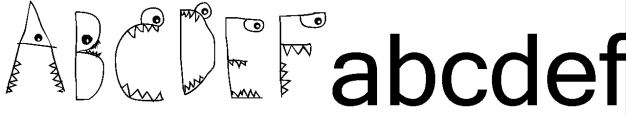 可愛(ài)英文字體合集