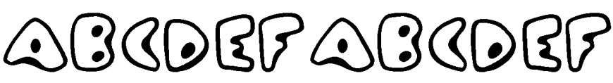 可愛(ài)英文字體
