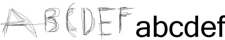 ps可愛(ài)英文字體