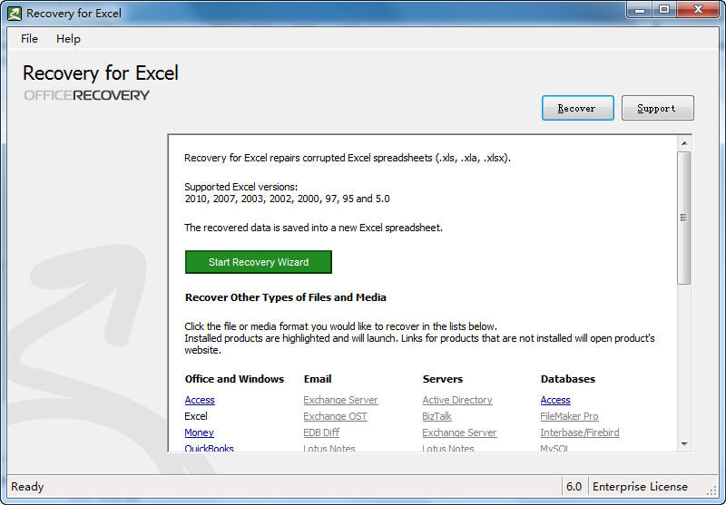 Office文件修復(fù)軟件(OfficeRecovery) v2013  0