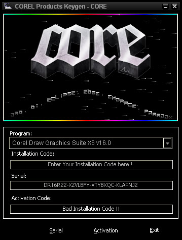 CorelDRAW Graphics Suite X6 v16.0 注冊機  0