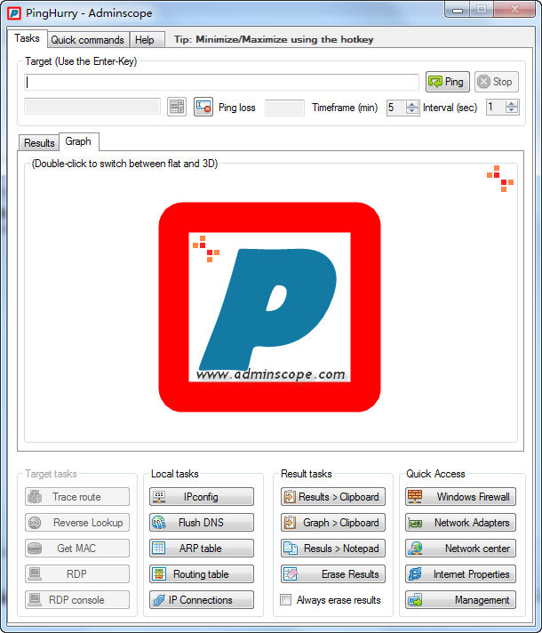 PingHurry(Ping測試軟件) v1.2.2.0 綠色版 0
