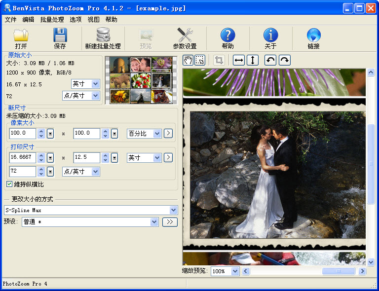 BenVista PhotoZoom Pro中文修改版 v7.0.4 綠色免費(fèi)版 0