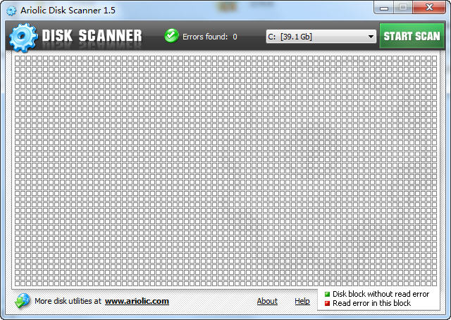 U盤硬盤壞道檢測(cè)工具(Ariolic Disk Scanner) v1.6.0.20 綠色版 0
