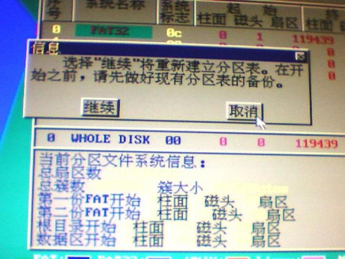 GHOST安裝出錯(cuò)！發(fā)生全區(qū)合并為C盤問題 