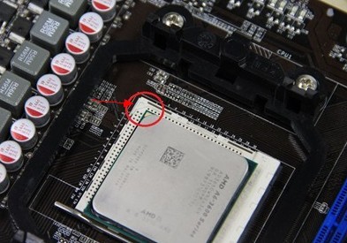 AMD CPU安裝注意缺口位置對(duì)應(yīng)