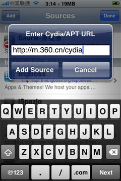 iphone 4越獄后可通過Cydia安裝360手機衛(wèi)士步驟說明