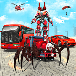 機(jī)器人變形火車高鐵