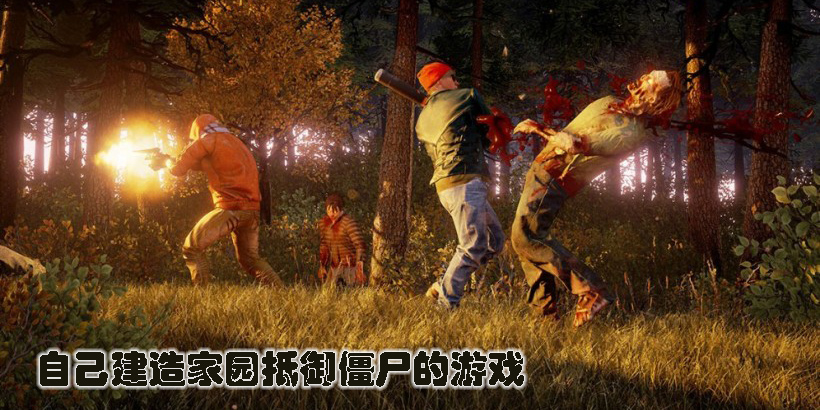 自己建造家園抵御僵尸的游戲