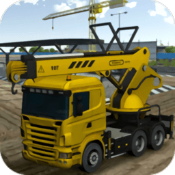 模擬挖掘機建造大樓