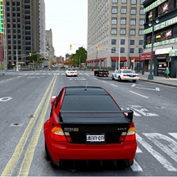 城市自由駕駛汽車