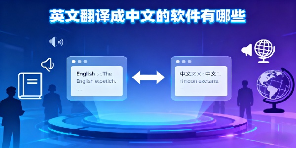 英文翻譯成中文的軟件有哪些