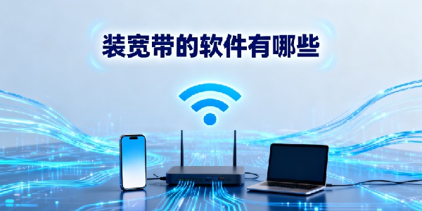 裝寬帶的軟件有哪些