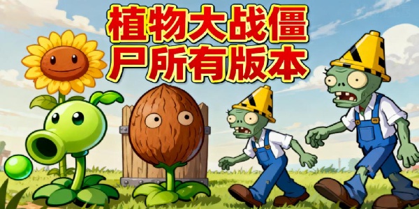 植物大戰(zhàn)僵尸所有版本-植物大戰(zhàn)僵尸版本大全-植物大戰(zhàn)僵尸版本合集