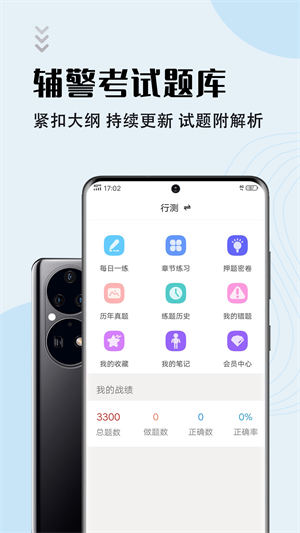 輔警考試智題庫(kù) v5.3.0 最新版 2