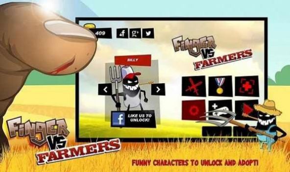 手指大戰(zhàn)農(nóng)夫 v1.3.4 安卓版 1