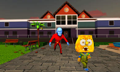 可怕的鄰居海綿寶寶 v1.8 安卓版 2