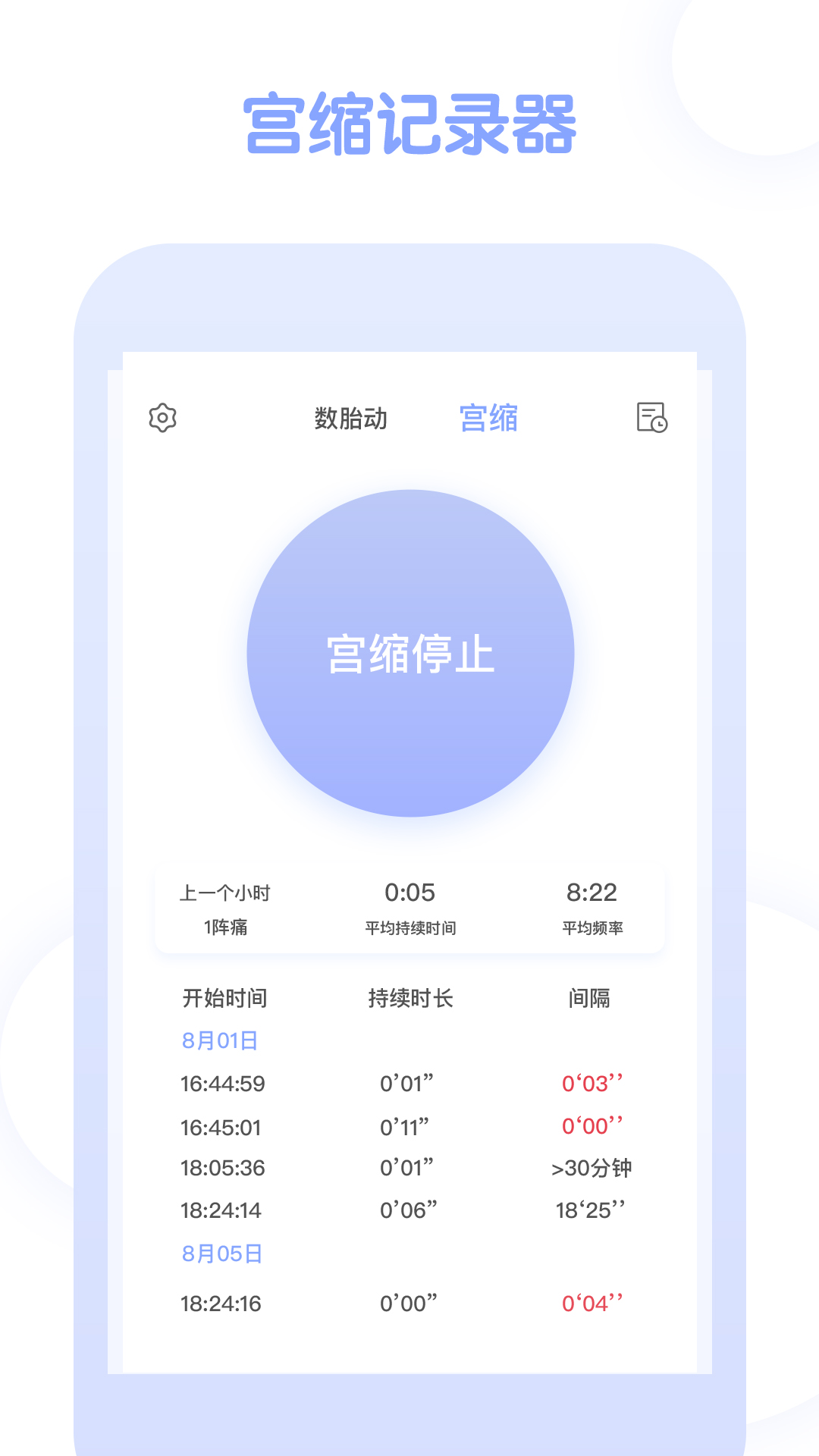 宮縮記錄器免費(fèi)下載 v4.0.8 安卓版 4
