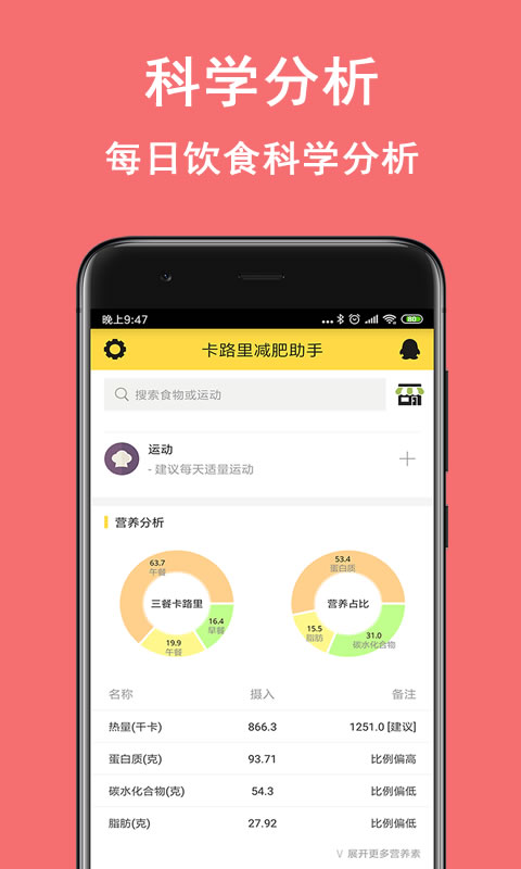卡路里減肥助手去廣告版 v2.7.6 安卓版 2