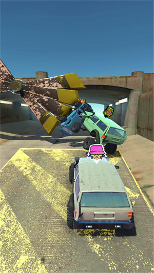 超長(zhǎng)斜坡汽車特技賽 v1.1.12 3