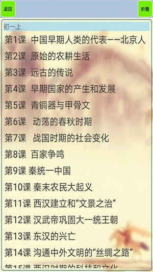 初中歷史知識點筆記 v1.0 3