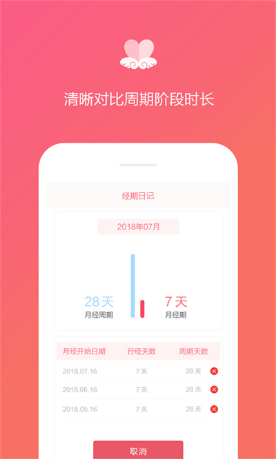 經(jīng)期日記app v1.3.0 安卓版 1