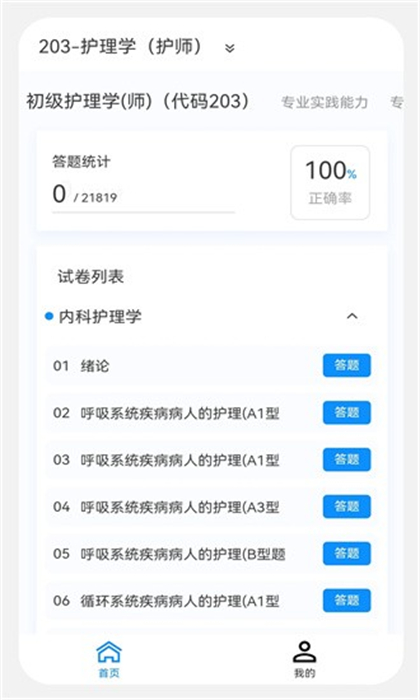 初級(jí)護(hù)師新題庫(kù) v1.0.1 安卓版 0