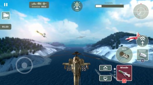 直升機(jī)模擬器天空戰(zhàn)爭(zhēng) v3.7.5 安卓版 0