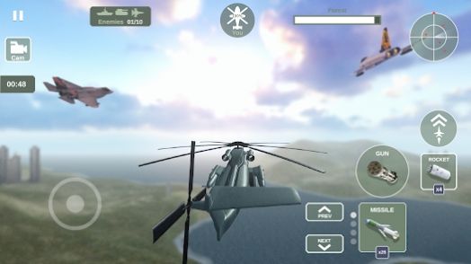 直升機(jī)模擬器天空戰(zhàn)爭(zhēng) v3.7.5 安卓版 1