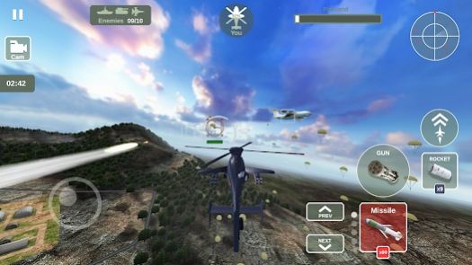 直升機(jī)模擬器天空戰(zhàn)爭(zhēng) v3.7.5 安卓版 2