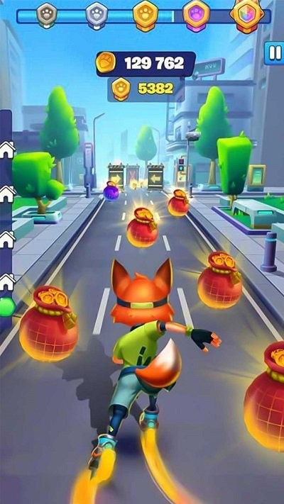 瘋狂動物城跑酷 v1.2.1 最新版 1