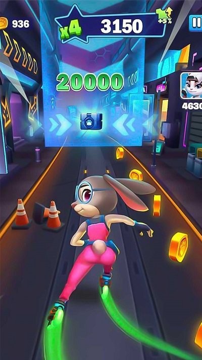 瘋狂動物城跑酷 v1.2.1 最新版 2