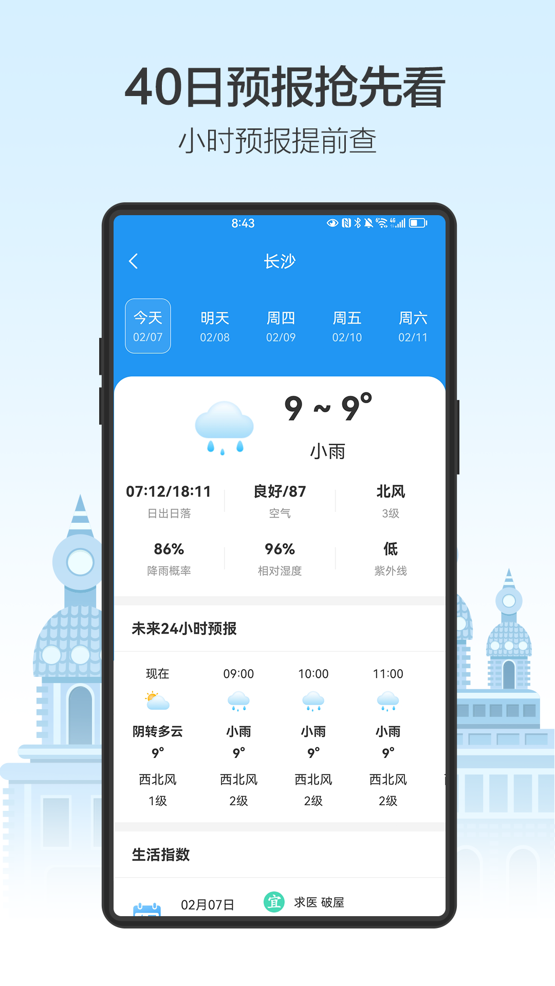 天氣預(yù)通app v3.2.5 安卓版 1