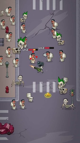 廁所怪物生存之戰(zhàn) v1.0.4 安卓版 1