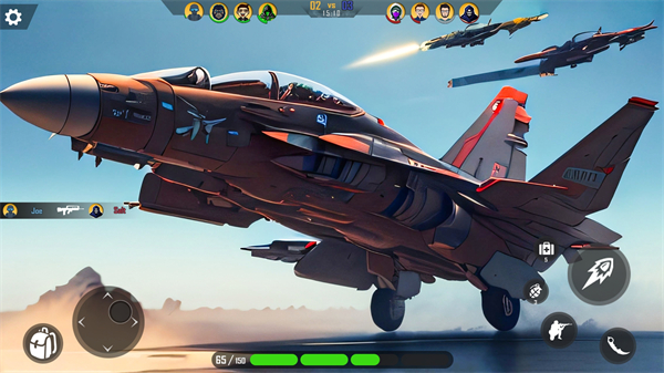 天空戰(zhàn)斗戰(zhàn)爭噴氣式 v1.2.5 安卓版 2