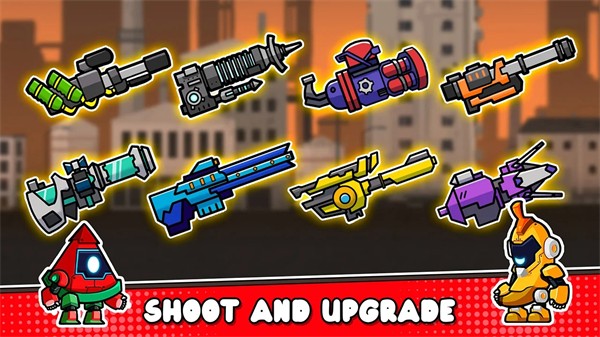 水果機器人射擊生存 v1.0.1 安卓版 2