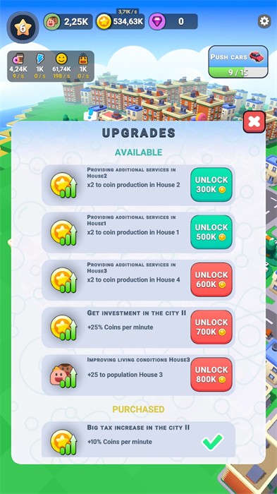 夢(mèng)想之城閑置建造者 v0.1.36 安卓版 0