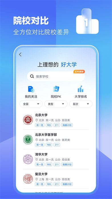 高考志愿填報(bào)專家平臺(tái)手機(jī)版 v4.7.2 安卓版 3