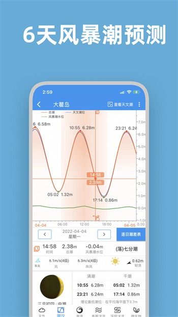 流浪潮汐天氣預報最新版 v3.5.8 安卓版 2
