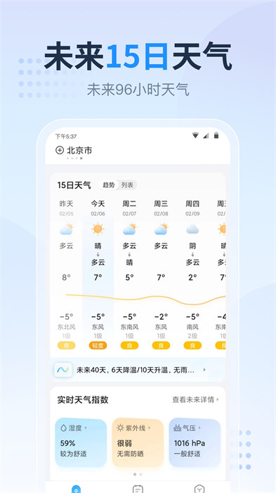 天氣預(yù)報指南app v1.2.7.4 安卓版 2