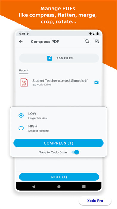 xodo docs手機版(佐道pdf閱讀器) v9.6.0 安卓中文版 2