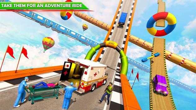 巨型坡道救護(hù)車特技 v1.8 安卓版 1