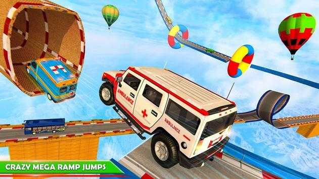 巨型坡道救護(hù)車特技 v1.8 安卓版 0